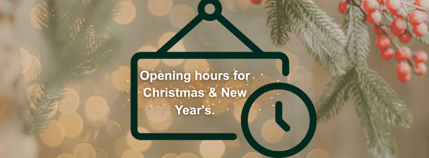 Christmas Opening Hours